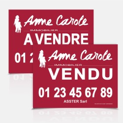 Panneau recto/verso 700x1000mm