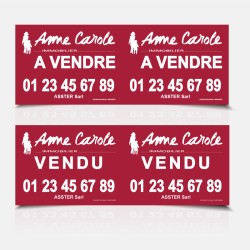 Panneau double recto/verso...